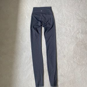 LULULEMON HIGH WASTED  WUNDER UNDER GREY LEGGINGS